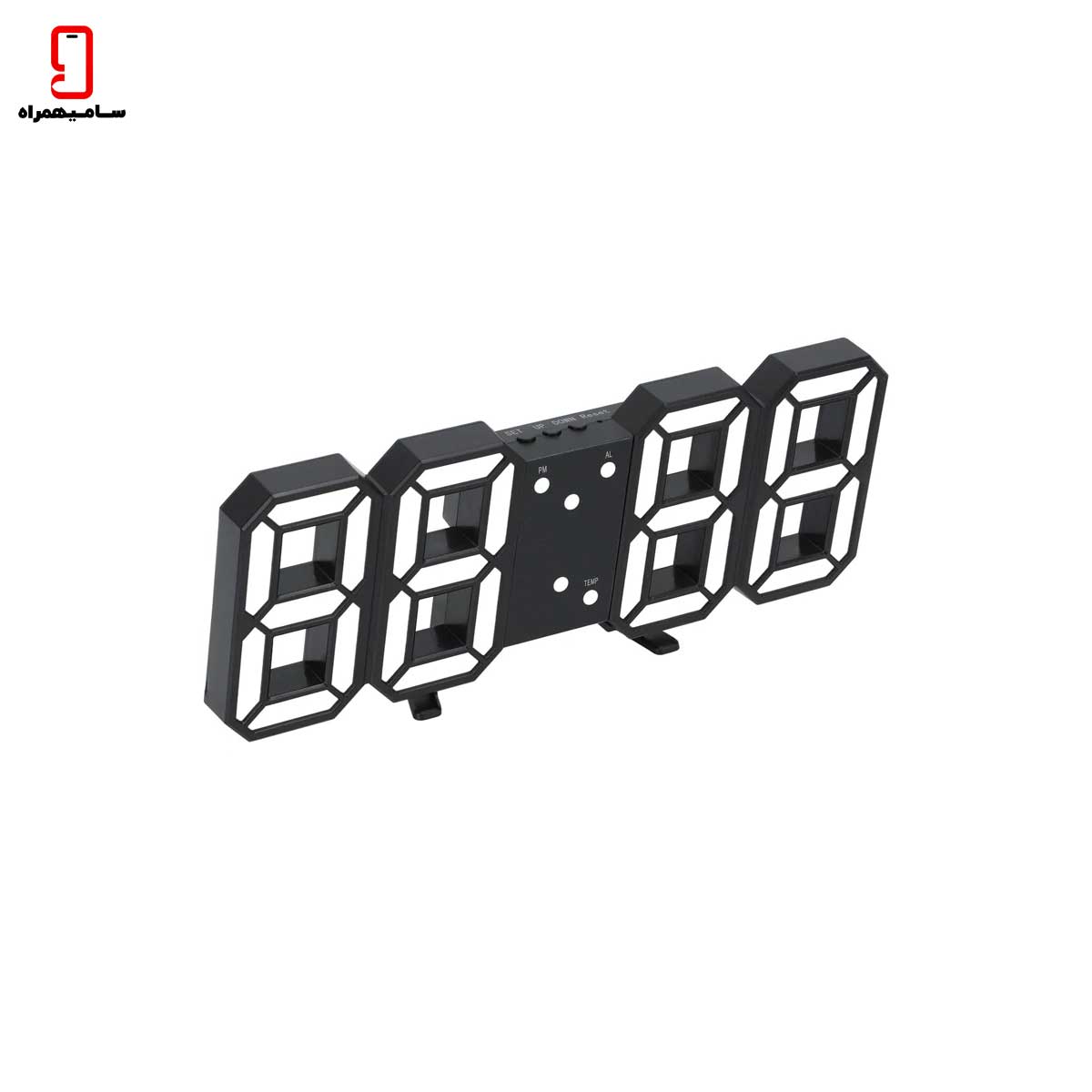 ساعت سگمنتی سه بعدی دیواری و رومیزی مدل X Segment Clock